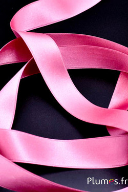 Satijnen lint - 100 x 2,5 cm - oudroze  